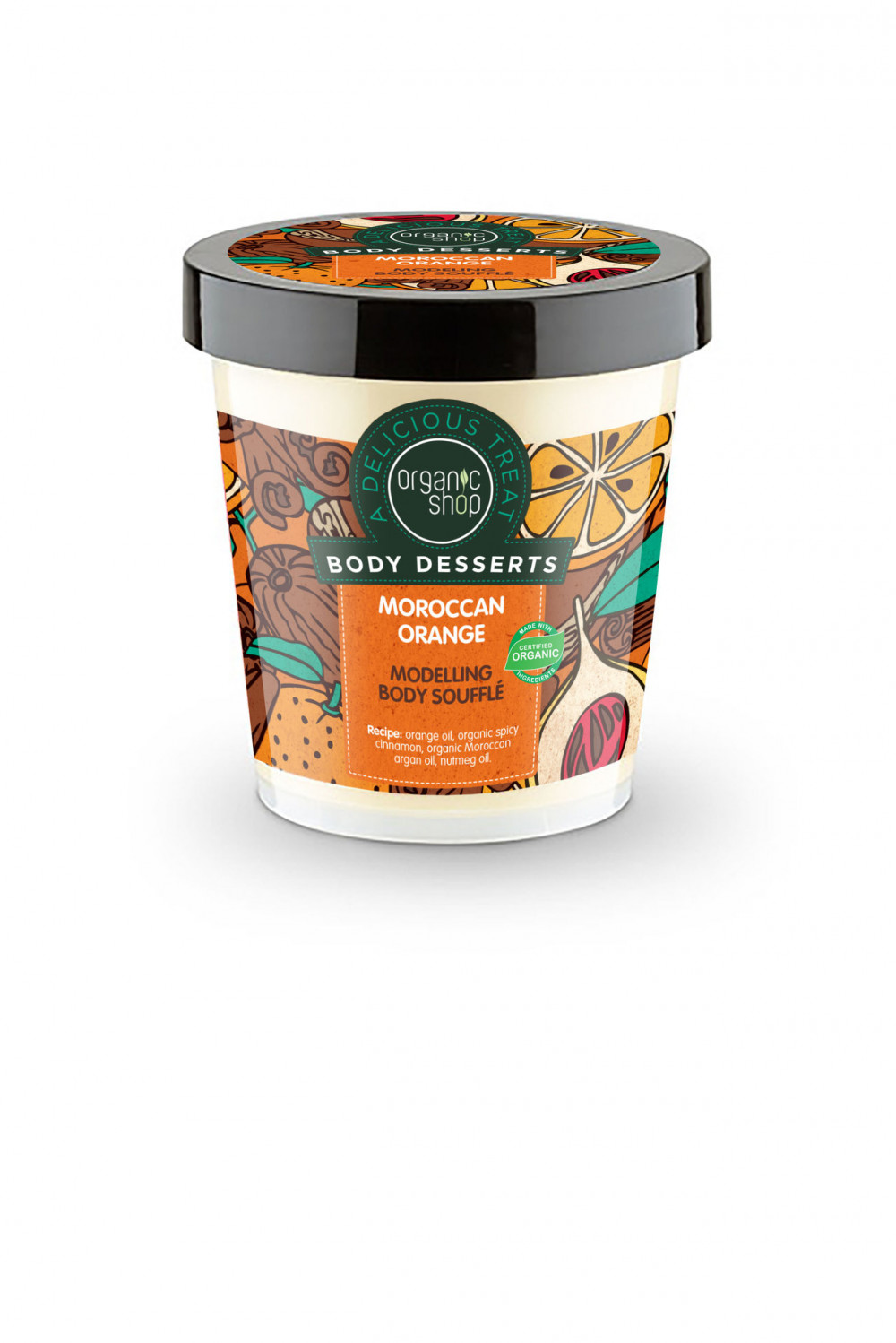 Organic Shop bio alakformáló szuflé moroccan orange 450 ml