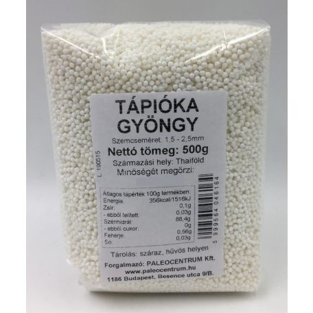 Paleolit Tápiókagyöngy 500 g