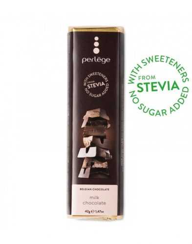 Perlége Steviás Tejcs. Kakaóbab 42 g