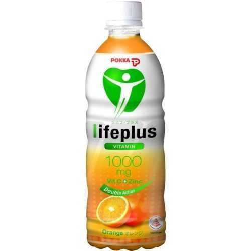 Pokka lifeplus orange 1000mg c-vitamin+cink 500 ml