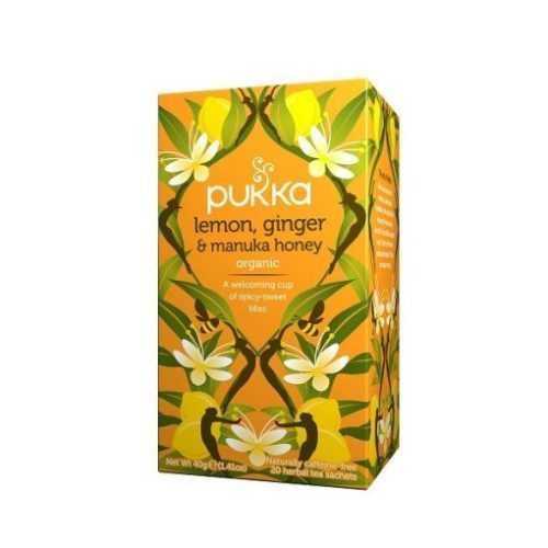 Pukka organic lemon ginger manuka honey bio tea 20x2g 40 g