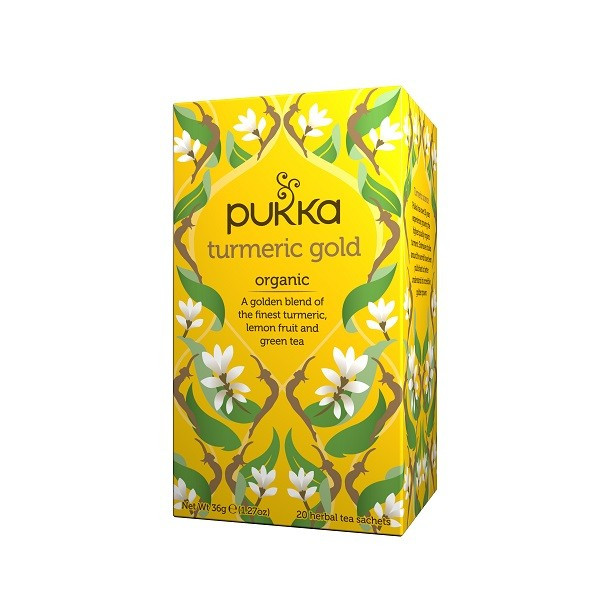 Pukka organic turmeric gold arany kurkuma tea 35 g
