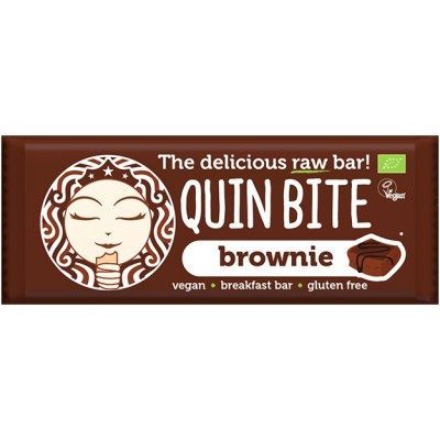 Quin Bite bio nyers desszert szelet brownie 30 g 30 g