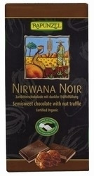 Rapunzel bio nirwana noir keserűcsoki 100 g