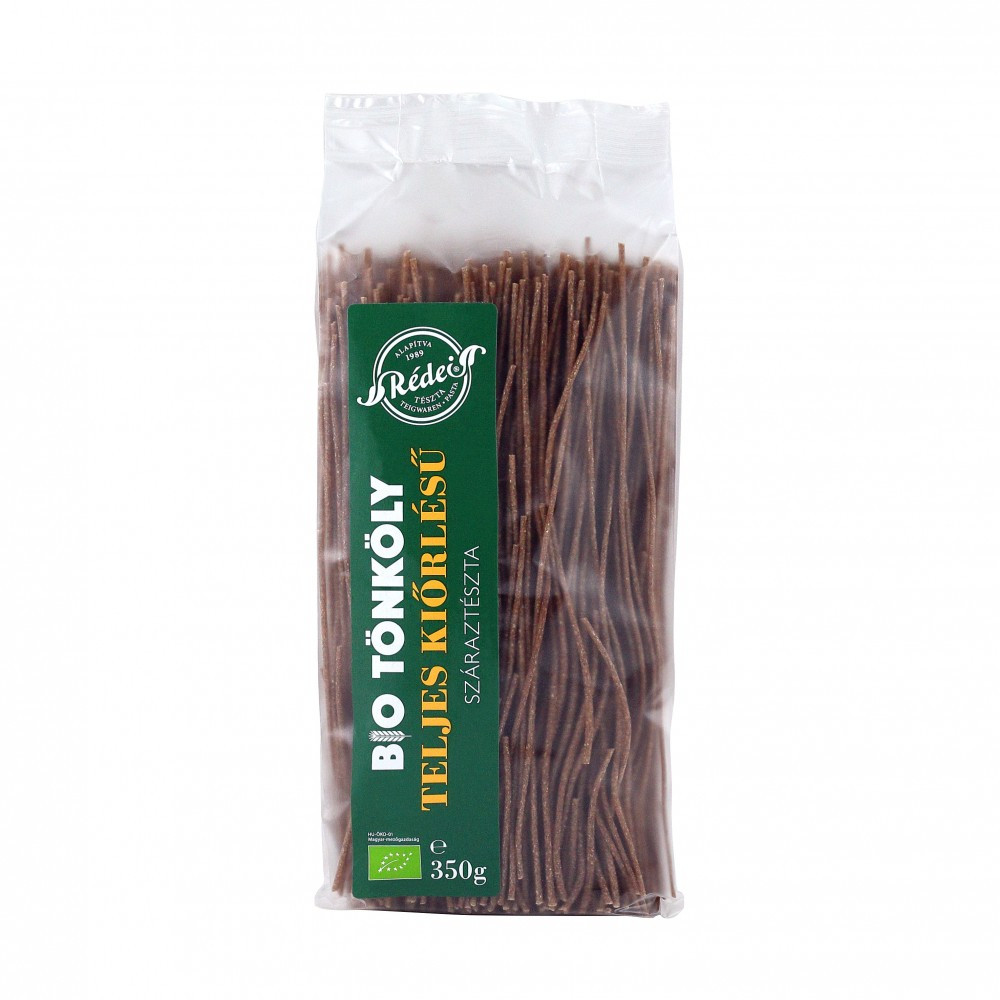 Rédei bio tészta tönköly spagetti teljes kiőrlésű 350 g