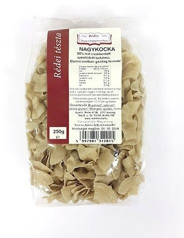 Rédei tészta nagykocka csökkentett szénhidrát tart. 250 g