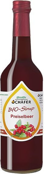 Schafer bio vörösáfonya szörp 500 ml
