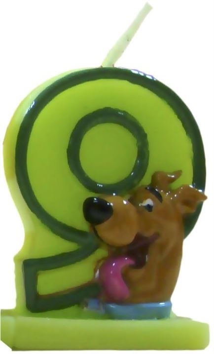 Scooby Doo születésnapi torta gyertya - 9. szám - Arpex