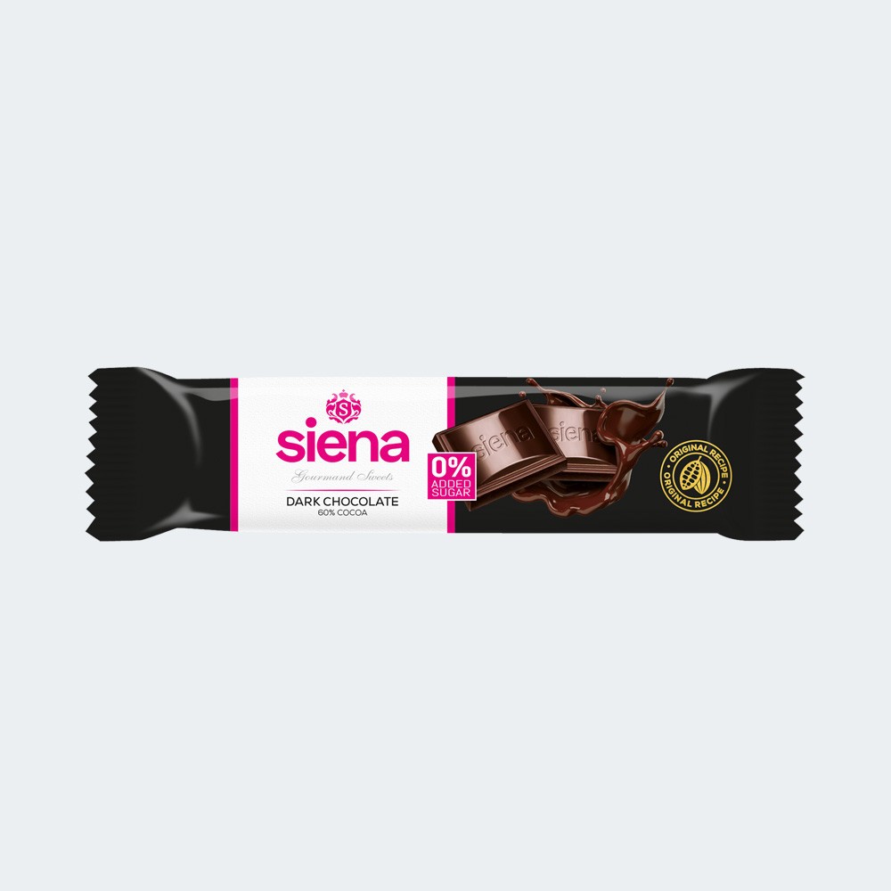 Siena étcsokoládé édesítőszerrel 37 g