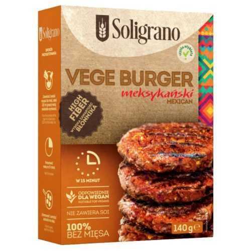 Solig. Vegán Burger Alappor Mexikói 140 g