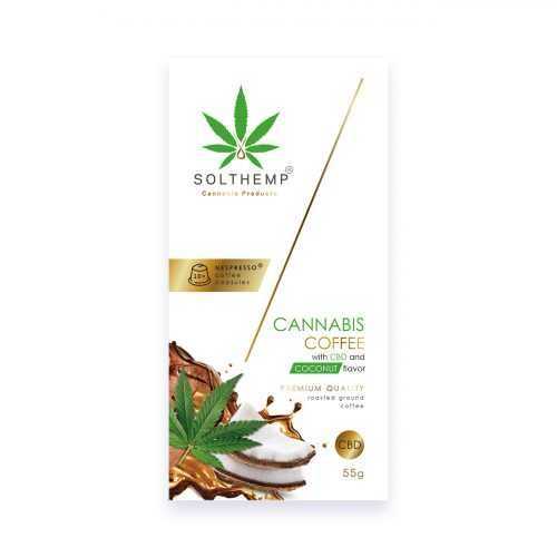 Solthemp coconut flavor cbd nespresso kompatibilis kávékapszula 55 g