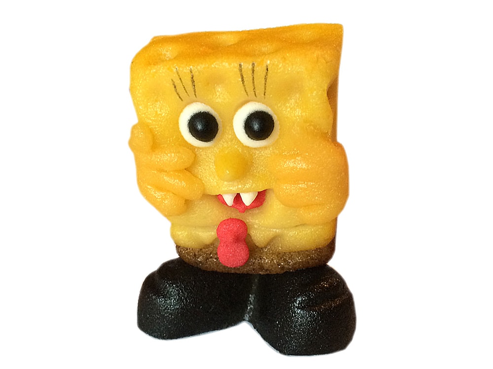 Spongebob nadrágban - marcipán torta figura - Frischmann