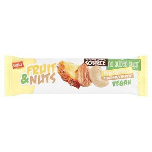 Sunvita gyümölcsszelet ananászos kesuval-mandulával 30 g