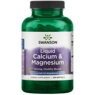 Swanson liquid calcium-magnesium kapszula 300/150mg 100 db