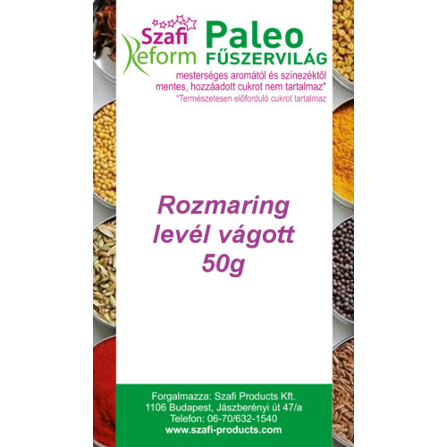 Szafi Reform Paleo Rozmaring levél morzsolt 50 g