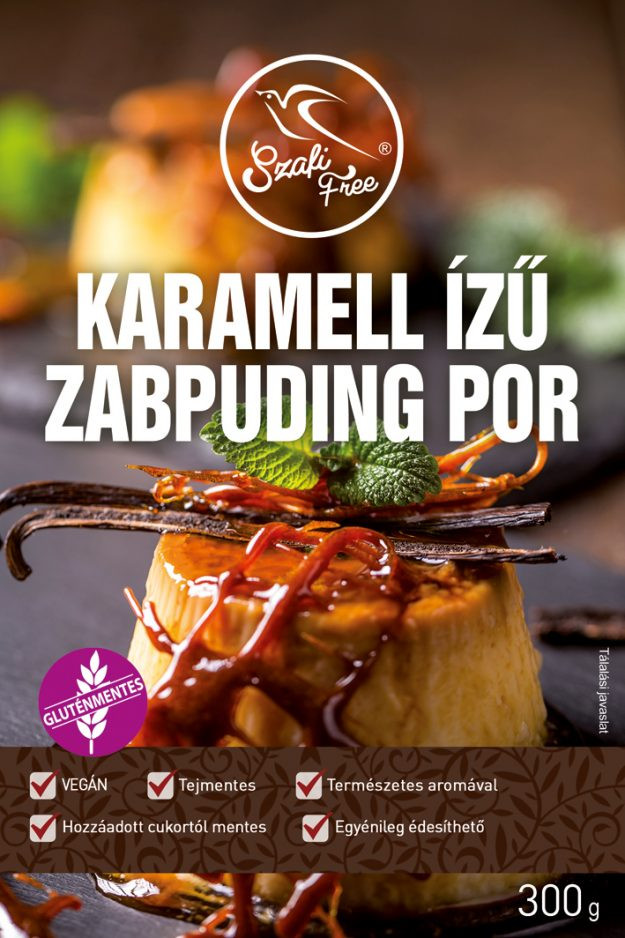 Szafi free karamell ízű zabpuding por 300 g