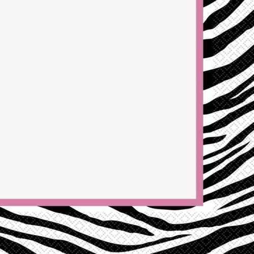 Szalvéták - ZEBRA Passion - 16db - UNIQUE