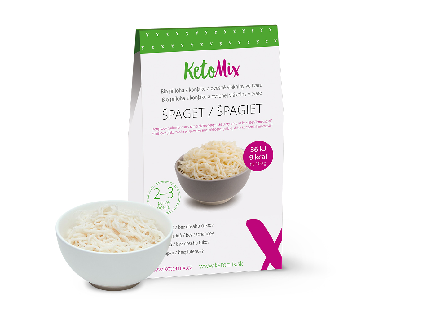 Szénhidrátmentes konjac spagetti