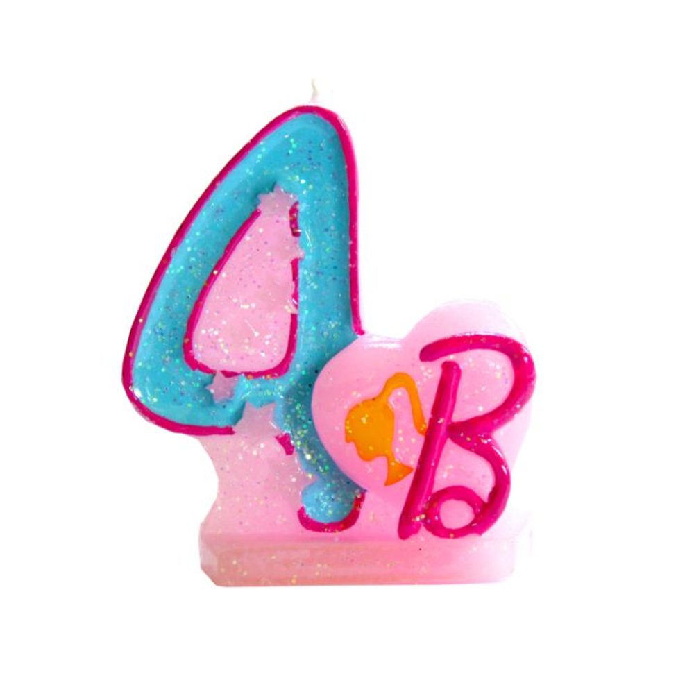 Születésnapi gyertya Barbie number 4 - Arpex