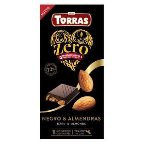 TORRAS ÉTCSOKOLÁDÉ MANDULÁS 150G CM.