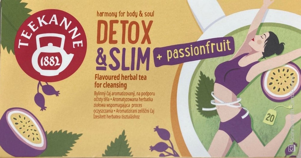 Teekanne detox slim passionfruit tisztító tea 32 g