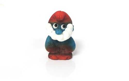 Törpapával - marcipán figurák torta - Smurf - Frischmann