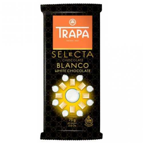 Trapa Selecta táblás fehér csokoládé 75 g