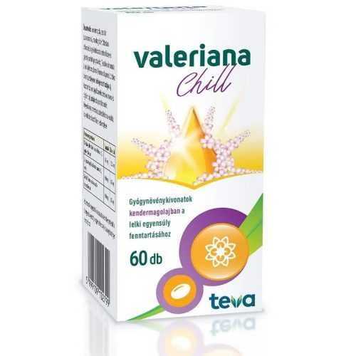 Valeriana chill gyógynövénykivonatok kendermagolajban étrend-kiegészítő lágyzselatin kapszula 60 db