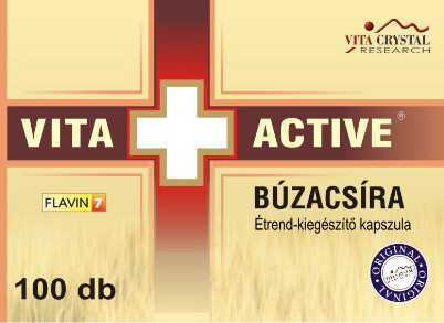 Vita Crystal Vita+Active Búzacsíra kapszula 100db