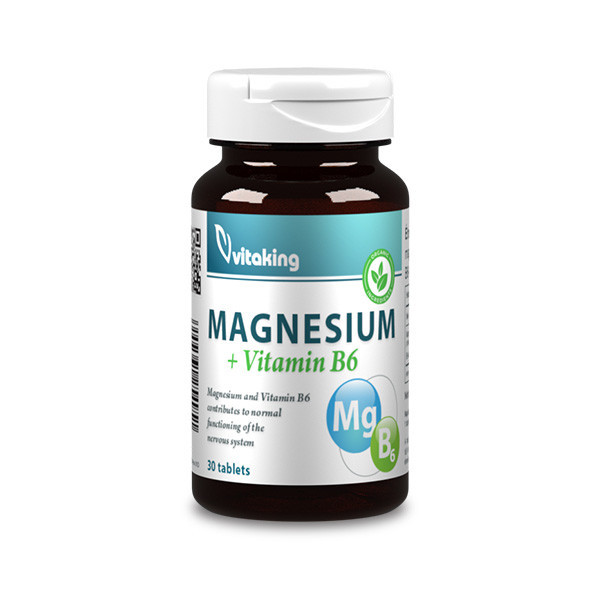 Vitaking Magnézium Citrát + B6-vitamin 30db tabletta