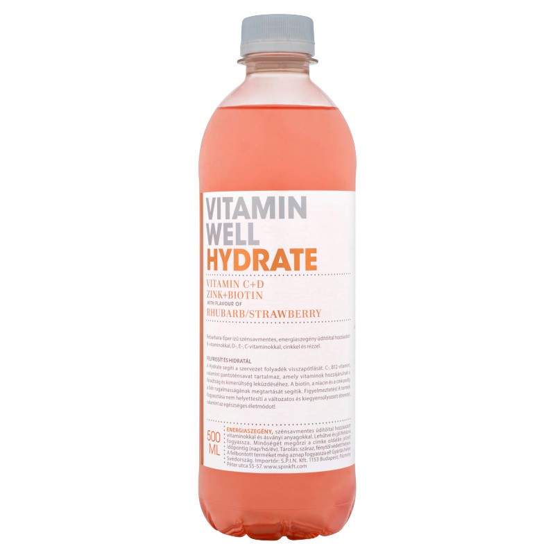 Vitamin Well hydrate üdítőital 500 ml