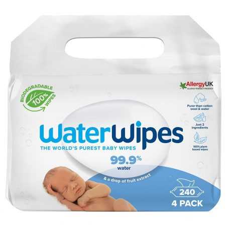 WATERWIPES BABATÖRLŐKENDŐ 4X60DB