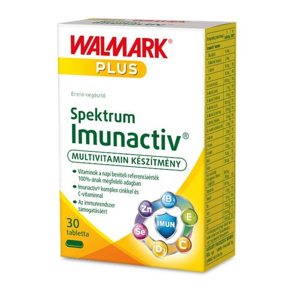 Walmark spektrum imunactiv multivitamin tabletta 30 db