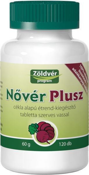 Zöldvér nővér plusz tabletta 120 db