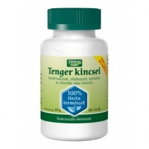 Zöldvér tenger kincsei tabletta 100%-os 78 db