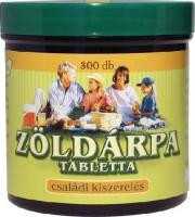 Zöldvér zöldárpa tabletta 100% 300 db