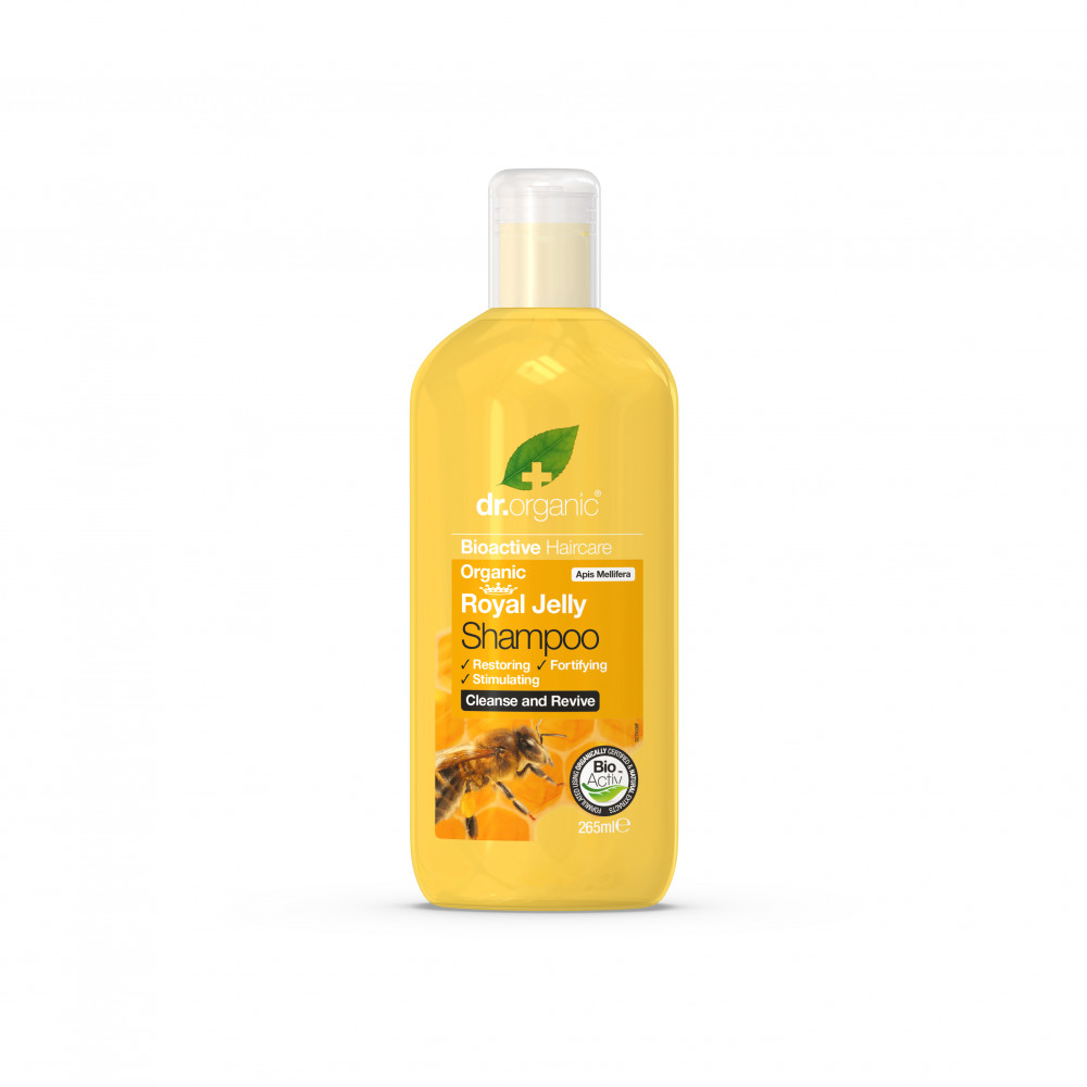 dr.Organic Sampon bio méhpempővel 265 ml