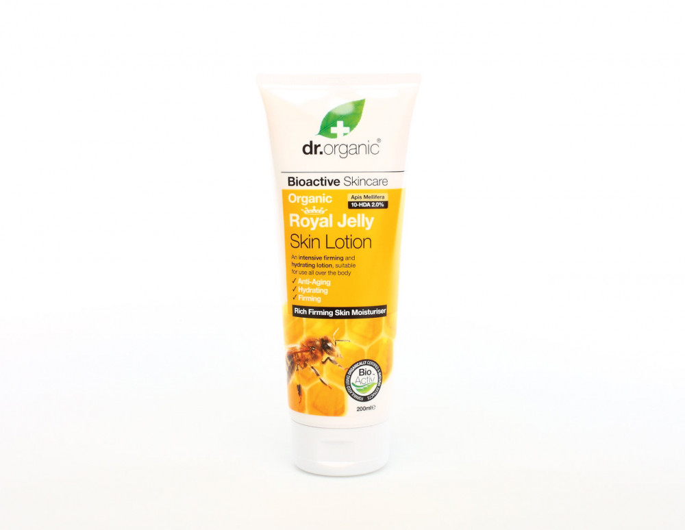 dr.Organic Testápoló bio méhpempővel 200ml