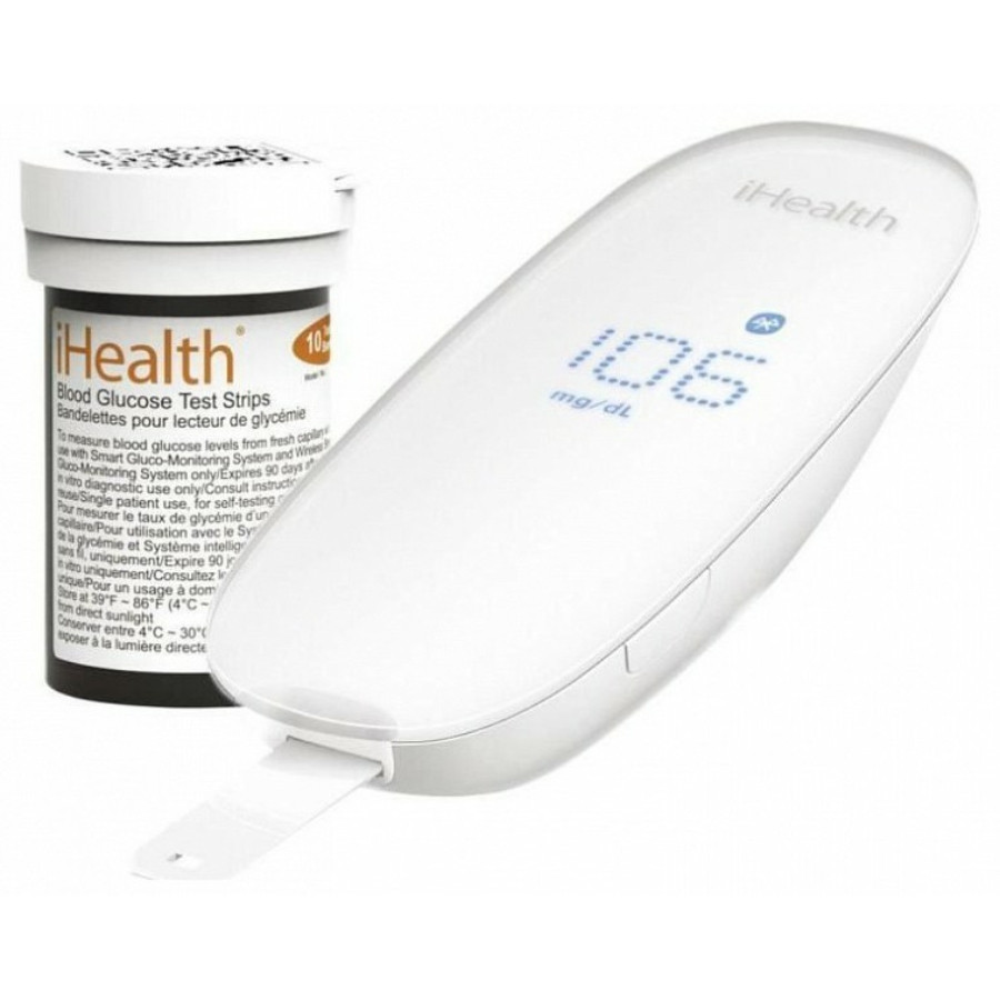 iHealth Gluco kit-smart BG5 vércukorszintmérő +10db tesztcsík
