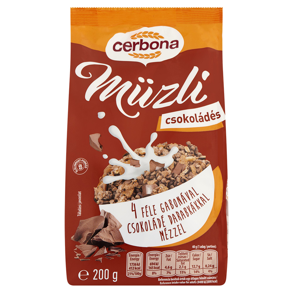 Cerbona müzli csokis 200 g