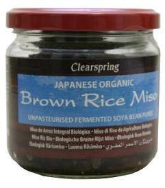 Clearspring Bio Miso Barnarizsből Üveges 300 g