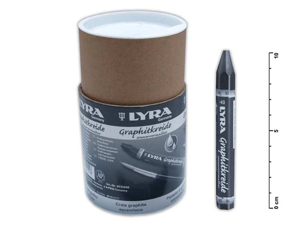 Fekete grafit kréta mosható 12 mm - 24 db - MFP Paper