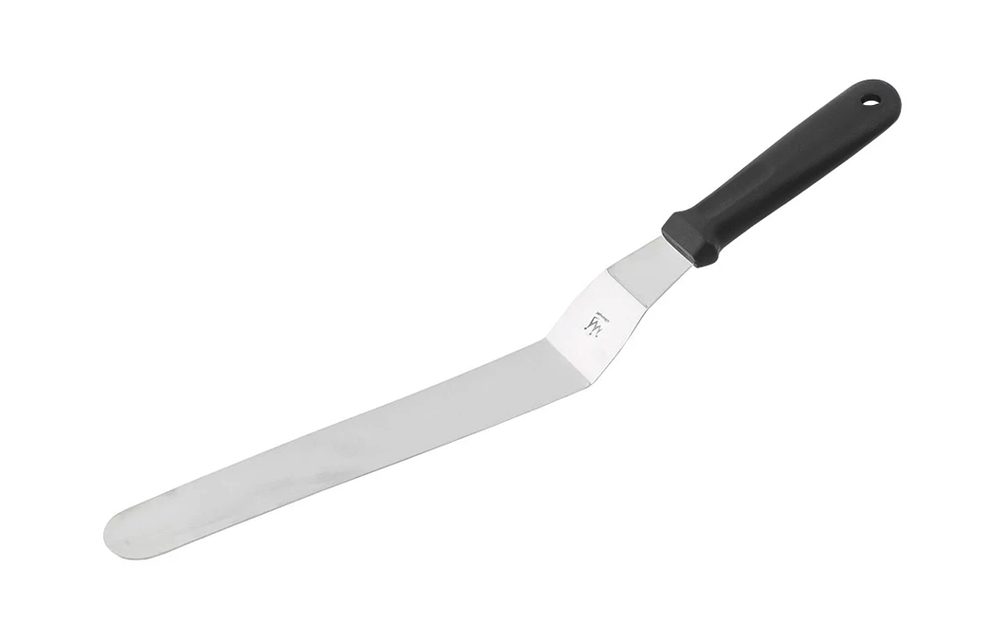 Hajlított cukrász kenőkés (spatula) 38 cm - Silikomart