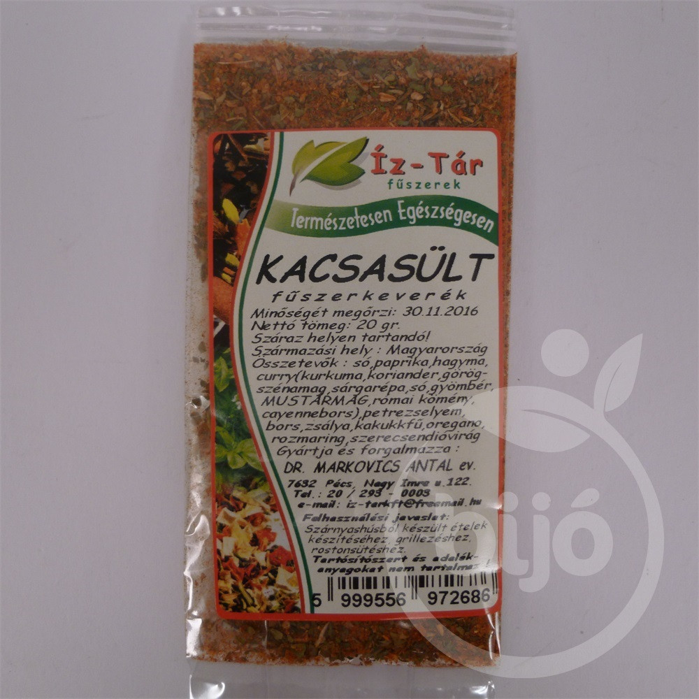 Íz-Tár fűszerkeverék kacsasült 20 g
