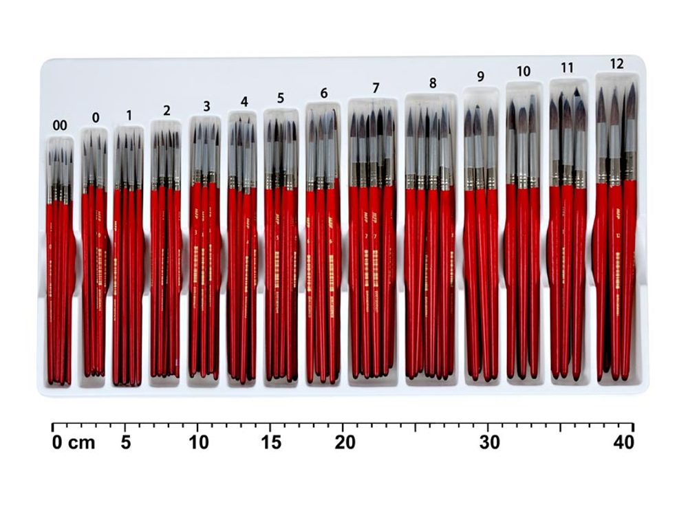 Körkefe-készlet 00-12 méretig - 144 db - MFP Paper