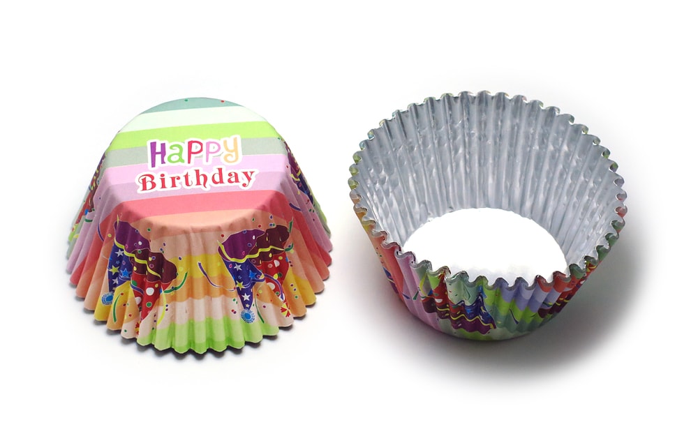 Kosarak cupcakes Party kalapok fóliás belsővel - 30 db - PME