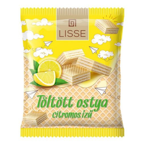 Lisse citromos töltött ostya 180 g