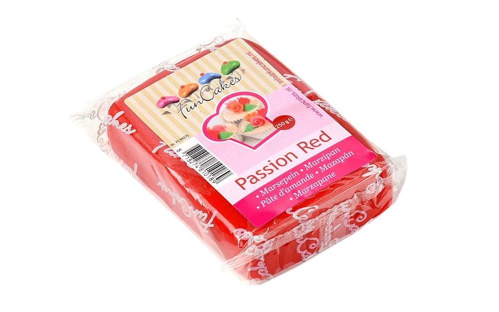 Piros marcipán Passion Red 250 g - FunCakes