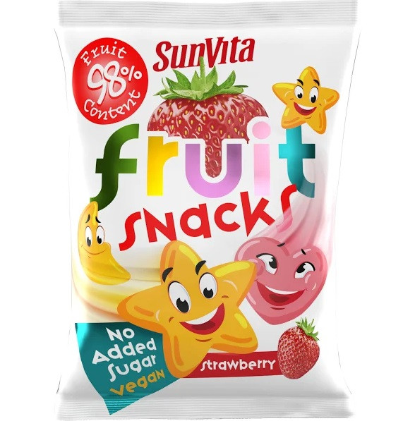 SUNVITA FRUIT SNACKS EPER 20G