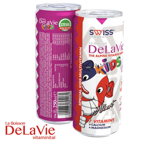 Swiss laboratory delavie kids gyerek multivitamin ital 250 ml